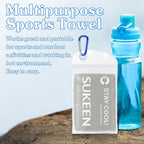 Sukeen Cooling Towels, 4 Pack Neck & Soft Breathable Sweat Towel for Men & Women Work Out Sports Yoga Golf (40"x12")