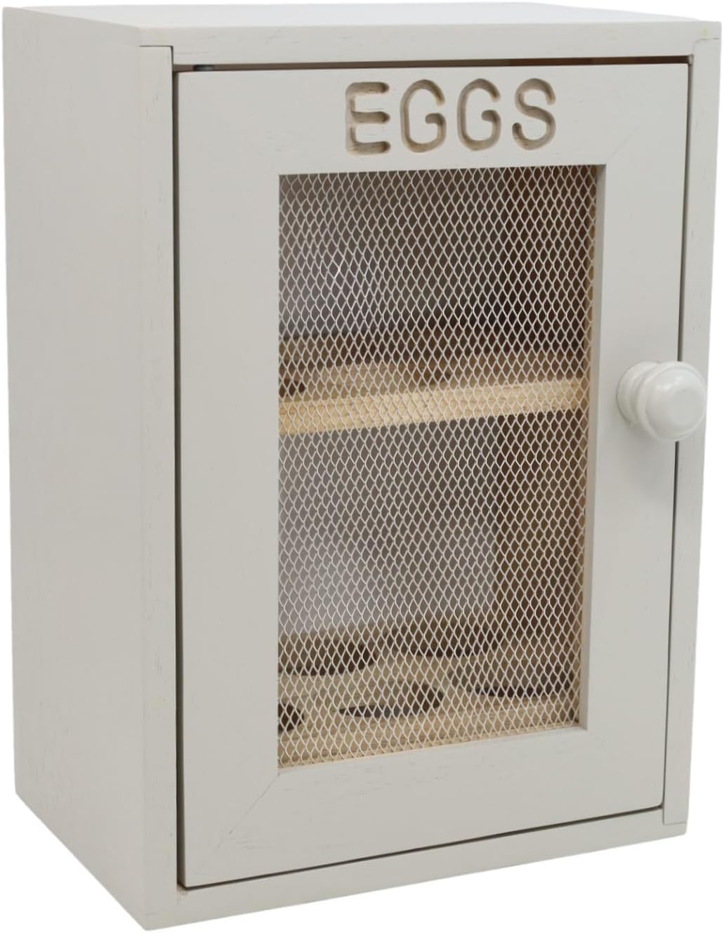 APOLLO THE HOUSEWARES BRAND 4936 Egg cabinet GREY, Wood, 12 x 18 x 25 cm