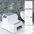 2 Step Stool for Kids, Sturdy Double Step Stool for Toddlers, Anti-Slip Stool for Children,Toddler's Stool for Potty Training and Use in the Kitchen and Bathroom Easy to Clean and Portable