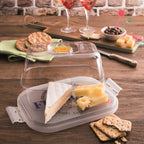 Cheese Container, Food Keeper, Food Container 3 LT, 7 x 20 x 11 cm, Made in Italy