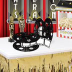 Beistle 50091 Movie Reel with Filmstrip Centerpiece Centrepiece, Cardboard, Multicolor