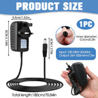 26V Charger for Hoover H-Free 100, H-Free 200, H-Free 500, H-Free 700, H-Free 800, HF122GH, HF222MPT, HF522UPT, HF522BH – Power Supply Adapter for Cordless Vacuum Cleaners with 1.8m Cable