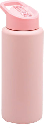 Stainless Steel Reusable 1 litre water bottle - Peach
