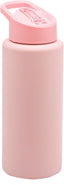 Stainless Steel Reusable 1 litre water bottle - Peach