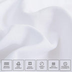 Double Duvet Cover Set - Pre-Washed Microfibre Bedding Set for Added Softness & Comfort - Lightweight Premium Quilt Cover Set for All Seasons With Zipper Closure