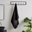 Quick Dry Cotton Bath Sheet Black