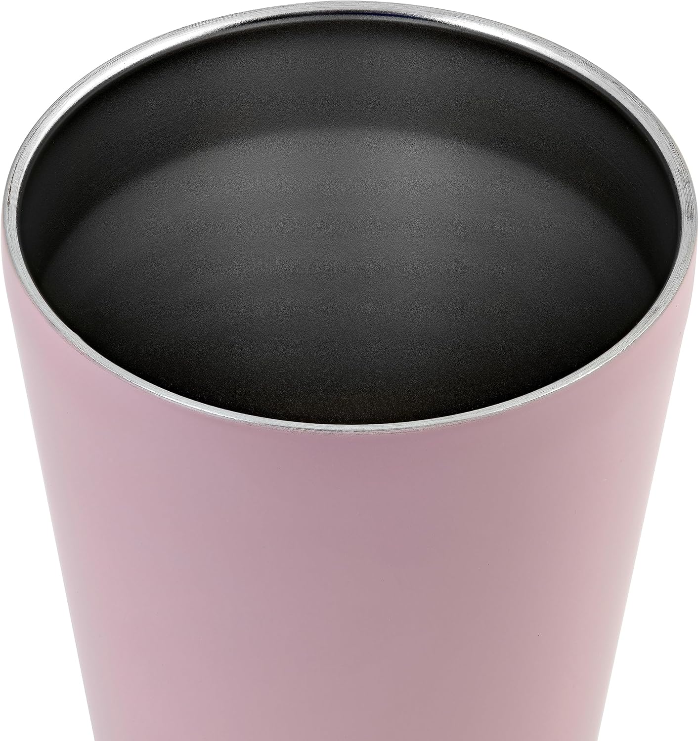 The Sipper Double Walled Stainless Steel Coffee, Water Tumbler 550ml | Wide Mouth, Flexible & Removable Straw with Splash & Leak Proof with Silicon Lid | Keeps Cold for 14Hrs | Blush Pink