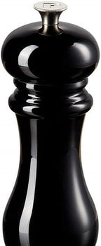 Le Creuset Classic Adjustable Pepper Mill Grinder, Chip-Resistant ABS Plastic, Anti-Corrosion, 40g, 21 cm, Black Onyx, 96001900140000