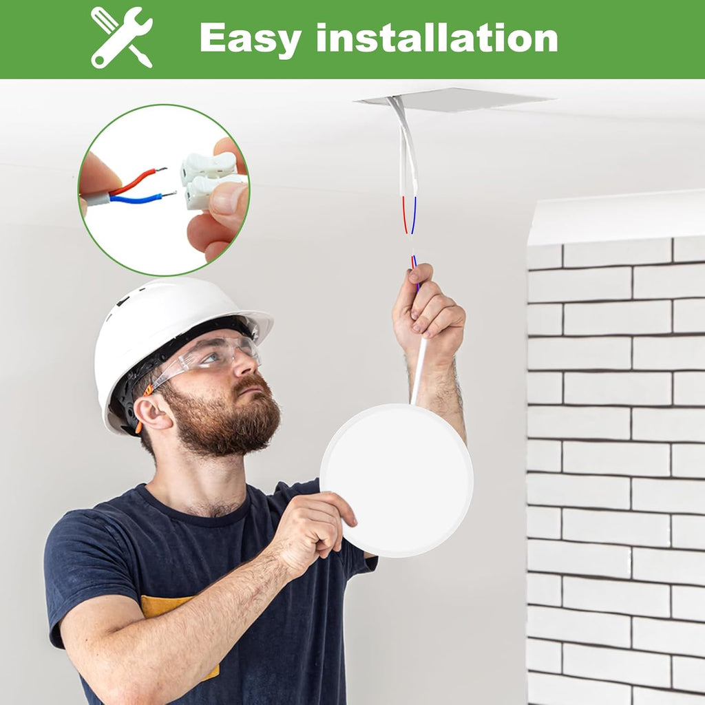 zemty 15W 1800LM LED Ceiling Light, Bathroom Lights Ceiling 3000K/4000K/6500K, IP44 Waterproof, Ultra Thin Round Flush Ceiling Light for Bedroom,Kitchen, Living Room,Toilet,Utility Room 18cm