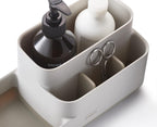 EasyStore - Bathroom Storage Caddy Organiser for bathroom accessories - Matt Finish, Ecru, Écru