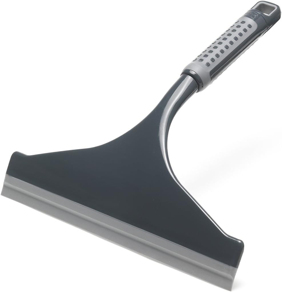 ComfiGrip Shower And Window Squeegee In Metallic and Graphite, 4 x 24 x 27 cm