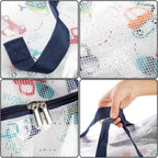 4 Pack Clear Storage Bags with Zip, 75L Moving Bags Clothes Storage Bags Moving Totes Packing Bags for Moving Clothes Bedding Duvet Pillow Blanket Toys Storage Wrapping Paper Storage