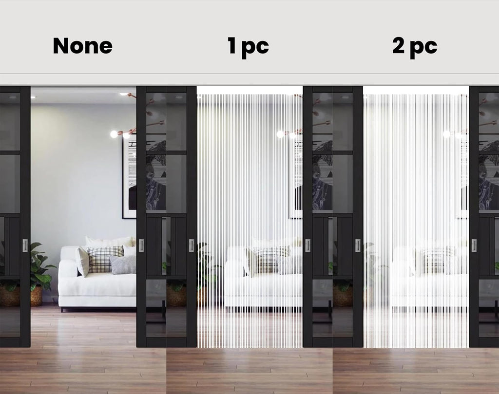 String Curtain, Door Fly Screen Curtains, Door Strings, Tassel Curtains for Doorway, Window Decor String Panel Stripe, Stylish Room Divider, Panel Fringe Curtain (Grey, 100 x 280 cm)