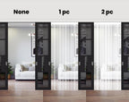 String Curtain, Door Fly Screen Curtains, Door Strings, Tassel Curtains for Doorway, Window Decor String Panel Stripe, Stylish Room Divider, Panel Fringe Curtain (Grey, 100 x 280 cm)