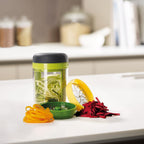 Spiro Hand Held Vegetable Slicer Spiralizer, Spaghetti Zoodle Zucchini Noodle Food Maker Spiraliser- Green, 24
