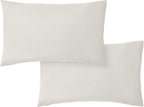 200 Thread Count Cotton Percale Standard Pillowcase Pair Cream