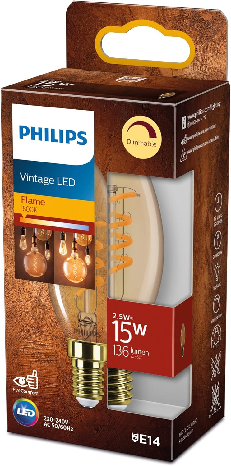 Lighting LED Bulb, E14, Smoke