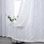 Kotile Silver Tree Branch Curtains 63 Inch Length, Metallic Shimmer White Curtains for Bedroom, Grommet Top Privacy Semi-Sheer, 52 x 63 Inch, 2 Panels