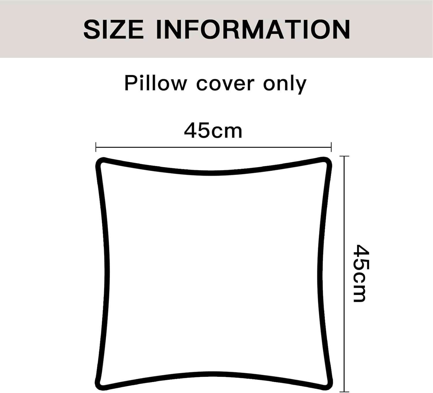 Sungeek Set of 2 Soft Chenille Cushion Covers 45x45cm Square Decorative Throw Pillow Covers with Stitched Edge Solid Dyed Pillow Cases Covers for Home Decor Couch Sofa Bed Living Room, Navy Blue