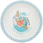 Peter Rabbit Kids Tableware Set – 3 Piece Reusable PP Plate,Tumbler & Dinnerware Set for Mealtimes – for 24 Months & Up,Blue & White