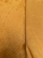 Plain Fun Faux Fur Fabric Material Bright Gold, 1Mtr - 150cmx100cm