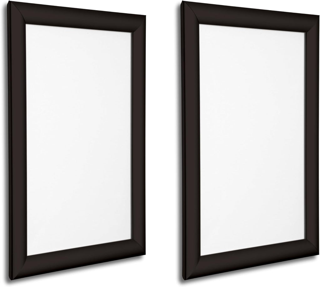 Biggest Aluminium Snap frame Poster Frame Clearence sale In Black and silver Colour (2 x A3 Black MItred)