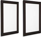 Biggest Aluminium Snap frame Poster Frame Clearence sale In Black and silver Colour (2 x A3 Black MItred)