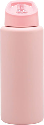 Stainless Steel Reusable 1 litre water bottle - Peach