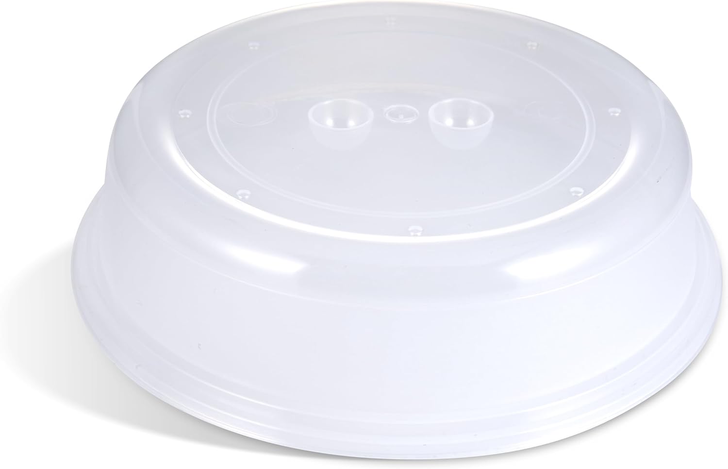 Microwave Plate Cover 27cm - BPA Free & Dishwasher Safe Microwave Cover For Food 27 x 27 x 6.5cm, Red