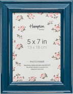 PALOMA Teal Blue Shabby Chic 5x7 13x18cm Distressed Wood Photo Frame PAL301957TL