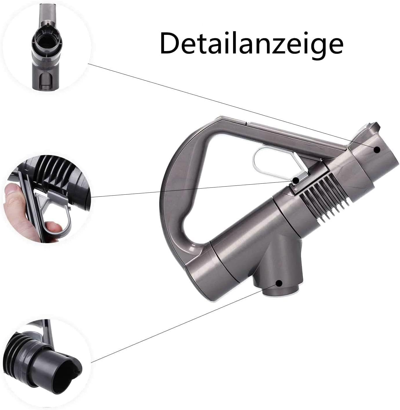 zalati Replacement Handle of Vacuum Cleaners Accessory Compatible with Dyson DC19 DC23 DC26 DC29 DC32 DC36 DC37