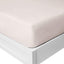 25 Cm Fitted Bed Sheets - Super Soft Deep Fitted Sheet Brushed Microfibre Anti Wrinkle Bedsheet Breathable & Fade Resistant (Cream, Super King)
