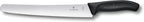 Swiss Classic, Pastry Knife, Extra Sharp Blade, Wavy Edge, 26 cm, Plastic Handle, Stainless Steel, Black