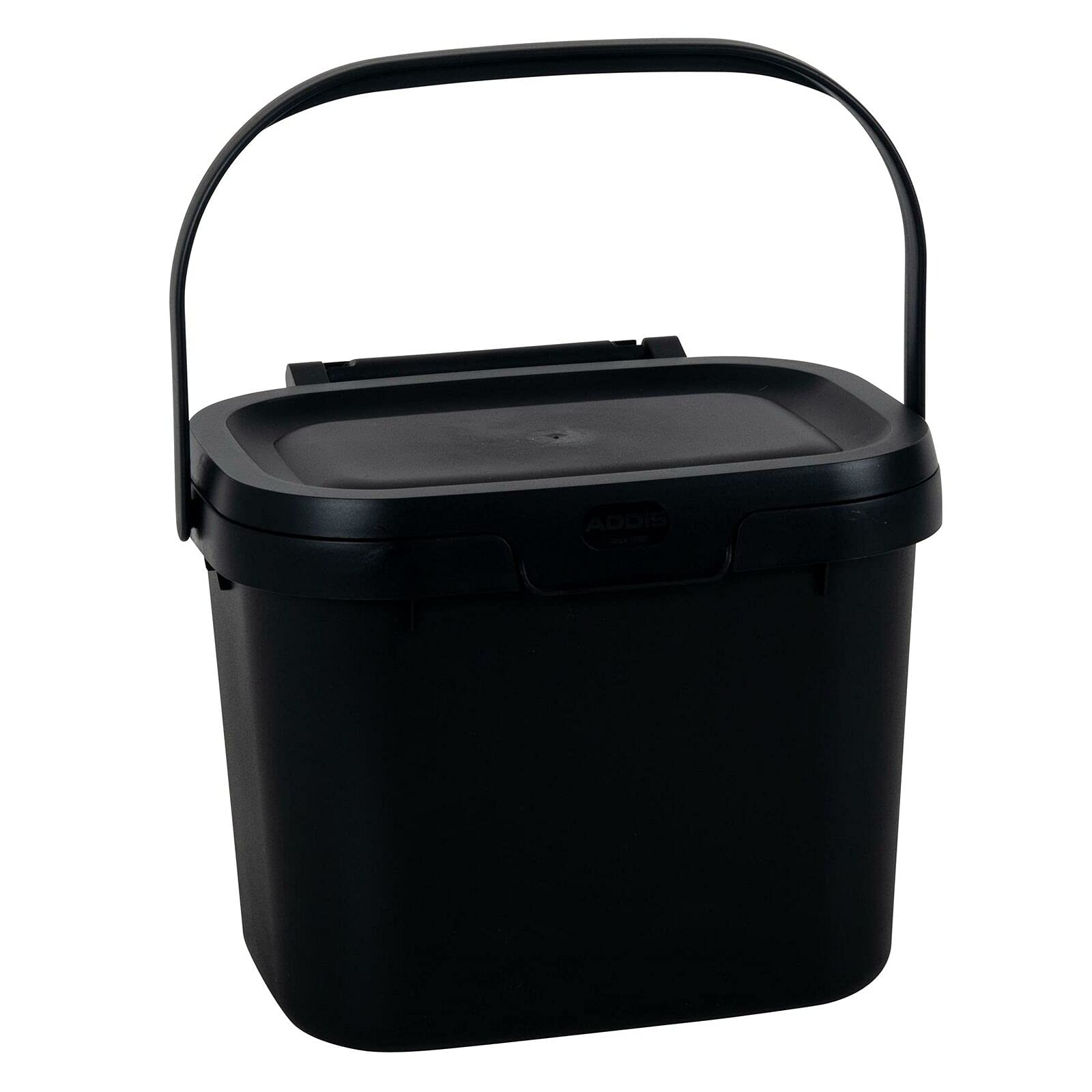 518253 Everyday Kitchen Food Waste Compost Caddy Bin, 4.5 Litre, Black Main image