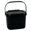 518253 Everyday Kitchen Food Waste Compost Caddy Bin, 4.5 Litre, Black