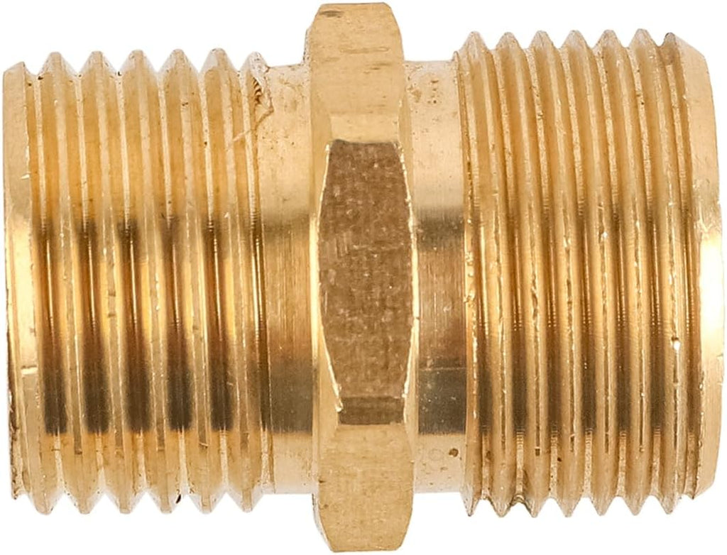 Sarini High Pressure Cleaner Adapter Brass Hose Connector Adapter M22 15mm Male to M22 14mm Male