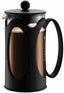 Kenya French Press - 1L / 8 Cups Coffee Maker - Heat-Resistant Borosilicate Glass & Stainless Steel - Dishwasher Safe Cafetiere - Made in Portugal