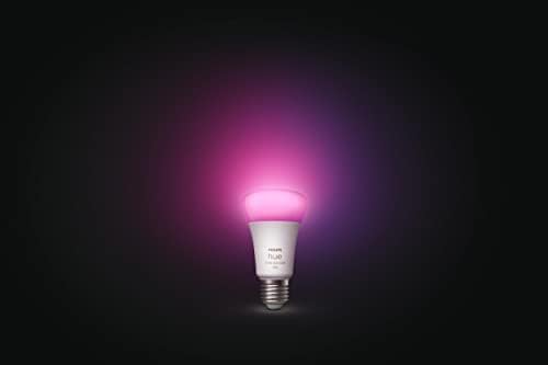New White and Colour Ambiance Smart Light Bulb 75W - 1100 Lumen [E27 Edison Screw] with Bluetooth. Works with Alexa, Google Assistant and Apple Homekit.