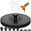 Solar Power Fountain, THEGUS 2.5W Solar Fountain Pump, Solar Water Fountain Kits with 7 Nozzles, Free Standing Floating Solar Fountain for Bird Bath, Fish Tank, Pool, Patio and Garden Decoration