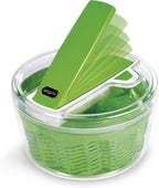E940013 Swift Dry Salad Spinner, Large, Plastic, Green, Unique AquaVent™/One-Handed Fast Pump Action/Quick Brake/Non-Slip Base/Easy Cleaning