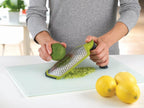 Twist - 2 in 1 grater, Course and Fine, Dishwasher Safe - Green