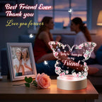 Gifts for Women Friend, Butterfly Acrylic Night Light Gifts, Birthday Gifts for Friends Wedding Gifts for Her