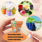25 Pack Mini Terracotta Pots for Plants, Small Flower Pot for Succulents, Cacti, and Herb Gardening, Ideal for Indoor and Outdoor Decor