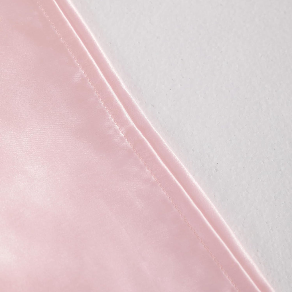 Silk Satin Pillowcases - Satin Pillowcase for Hair and Skin, Pillow Cases 2 Pack with Envelope Closure, 50x90 cm, Light Pink