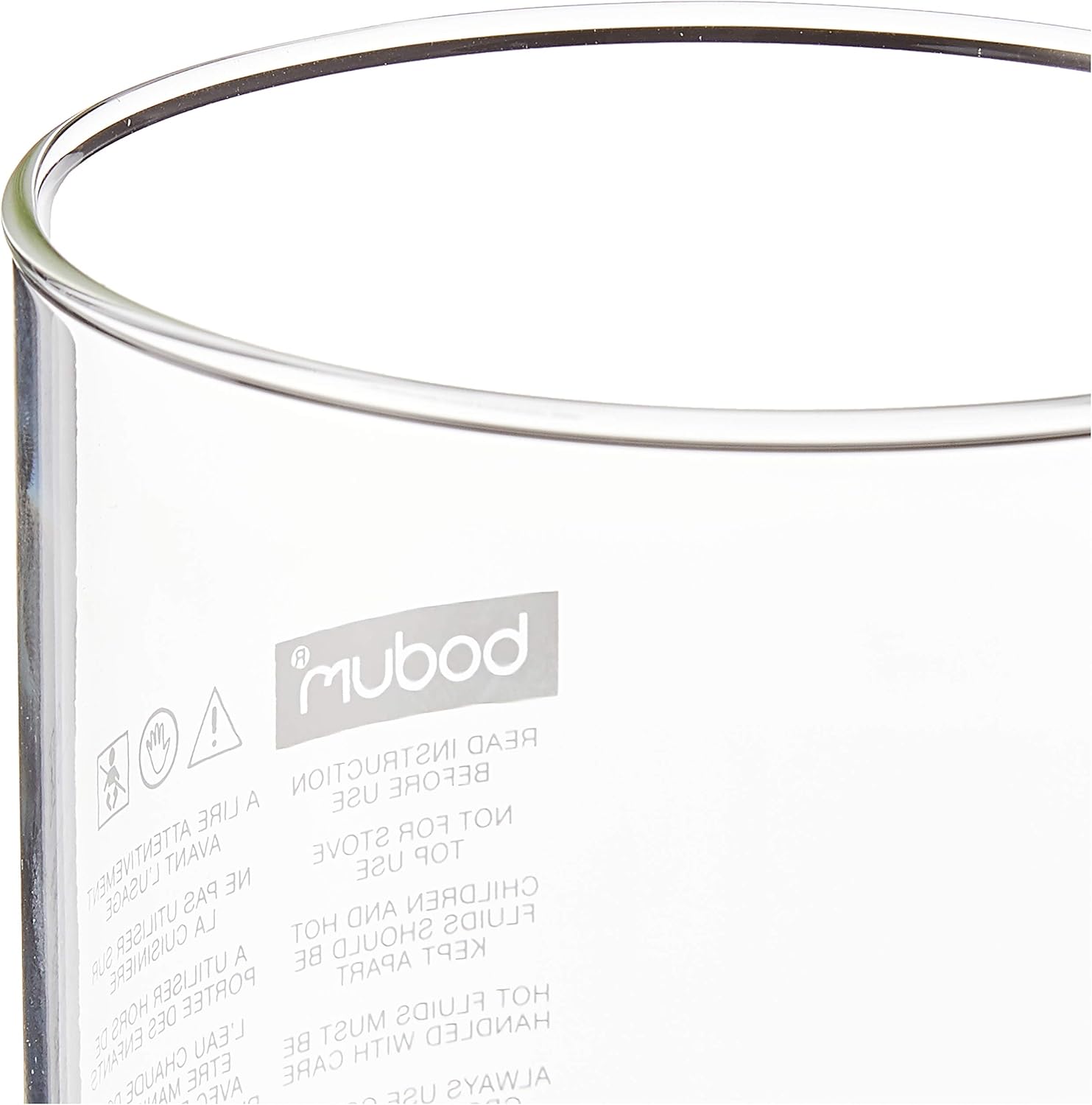 Spare Glass without Spout, 1 Litre - 8 Cup