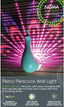 Percy Peacock Wall Light, 20 cm, Battery Operated (Pack of 1)