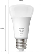 White A60 Smart LED Light Bulb [E27 Edison Screw] for Home Indoor Lighting with Amazon Echo and Alexa
