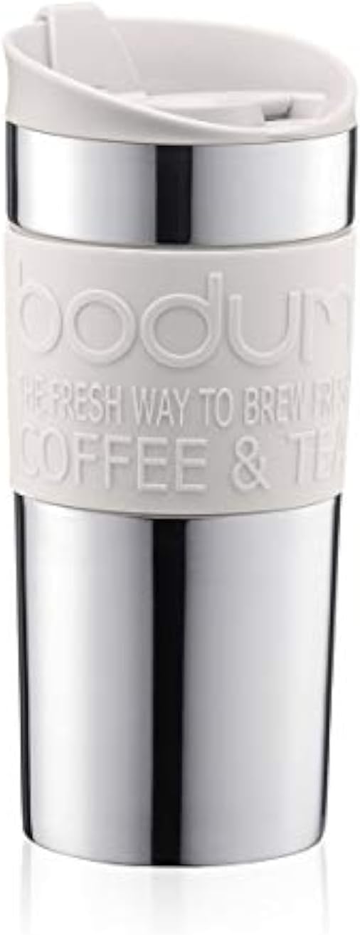 11068-913 Vacuum Travel Mug, Off White, 0.35 L - Small, 1 Count (Pack of 1)