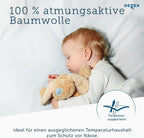 SETEX Mattress Protector, Cotton, Natural, 90 x 190 cm