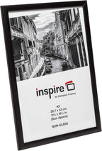 RAVENWOOD A3 (30x42cm) Black Picture Frame Acrylic (Non-Glass) Front Pack of 1